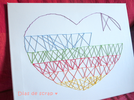 Cómo decorar lienzo simulando