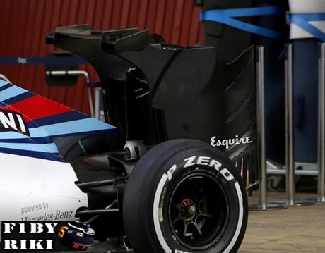 Williams prueba un alerón trasero radical en el primer día de test en Montmeló