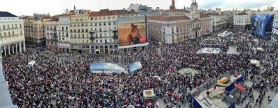 5º aniversario del 15M, imágenes contrapuestas