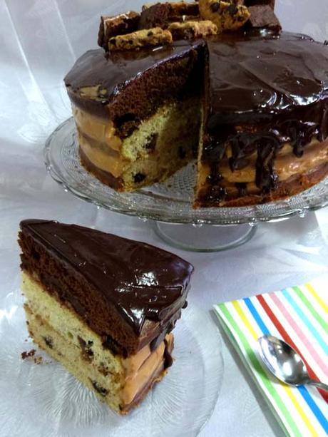 triple torta mortal | brownie, cookies n cream, chocolate chip cookies | cumpleblog n° 7 triple torta mortal | brownie, cookies n cream, chocolate chip cookies | cumpleblog n° 7