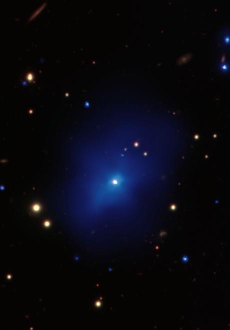 3C186 un cúmulo de galaxias precoz