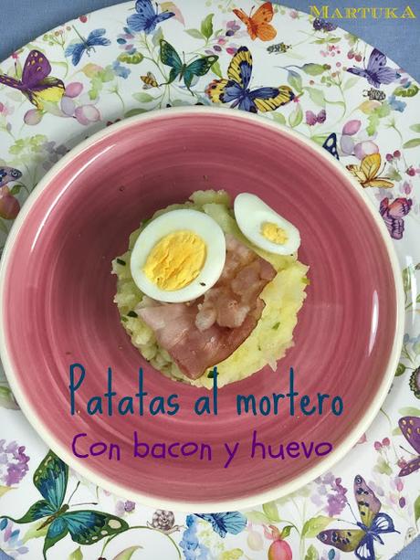 Patatas Al Mortero Con Bacon Y Huevo Patatas Al Mortero Con Bacon Y Huevo