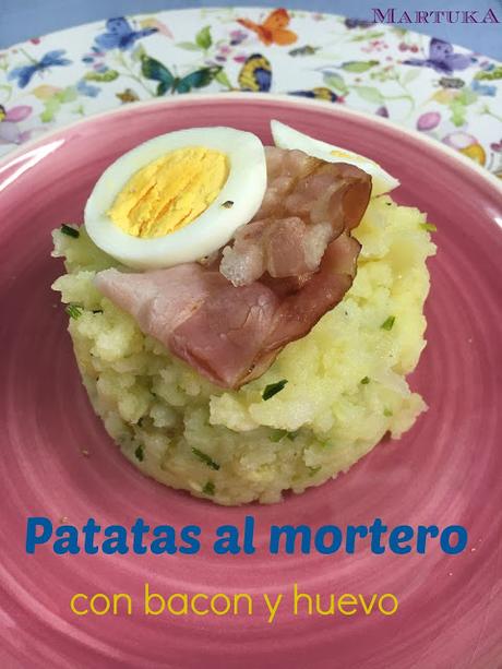 Patatas Al Mortero Con Bacon Y Huevo Patatas Al Mortero Con Bacon Y Huevo