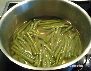 Judías verdes con piñones Judías verdes con piñones