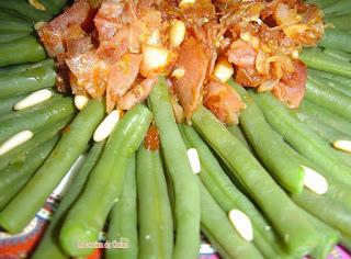 Judías verdes con piñones Judías verdes con piñones