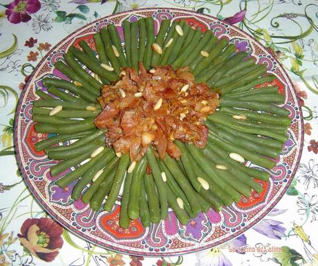 Judías verdes con piñones Judías verdes con piñones