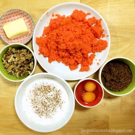 Bizcocho de Zanahoria y Nueces Sin Gluten - Desayuno Saludable