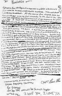 Nota de Suicidio de Kurt Cobain Nota de Suicidio de Kurt Cobain