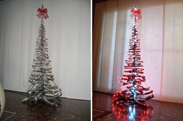 El árbol de navidad ramitas de Zin. Tutorial