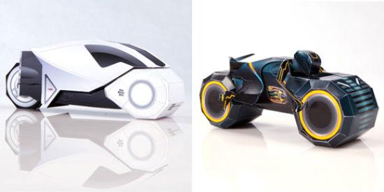 Tron-Papercraft-1 Puedes tener un pedacito de Tron en casa