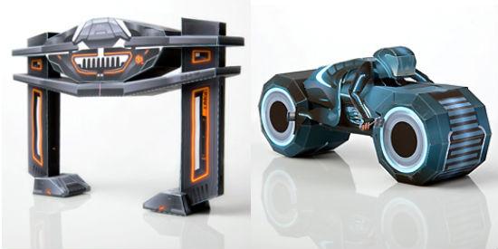 Tron-PaperCraft-2 Puedes tener un pedacito de Tron en casa
