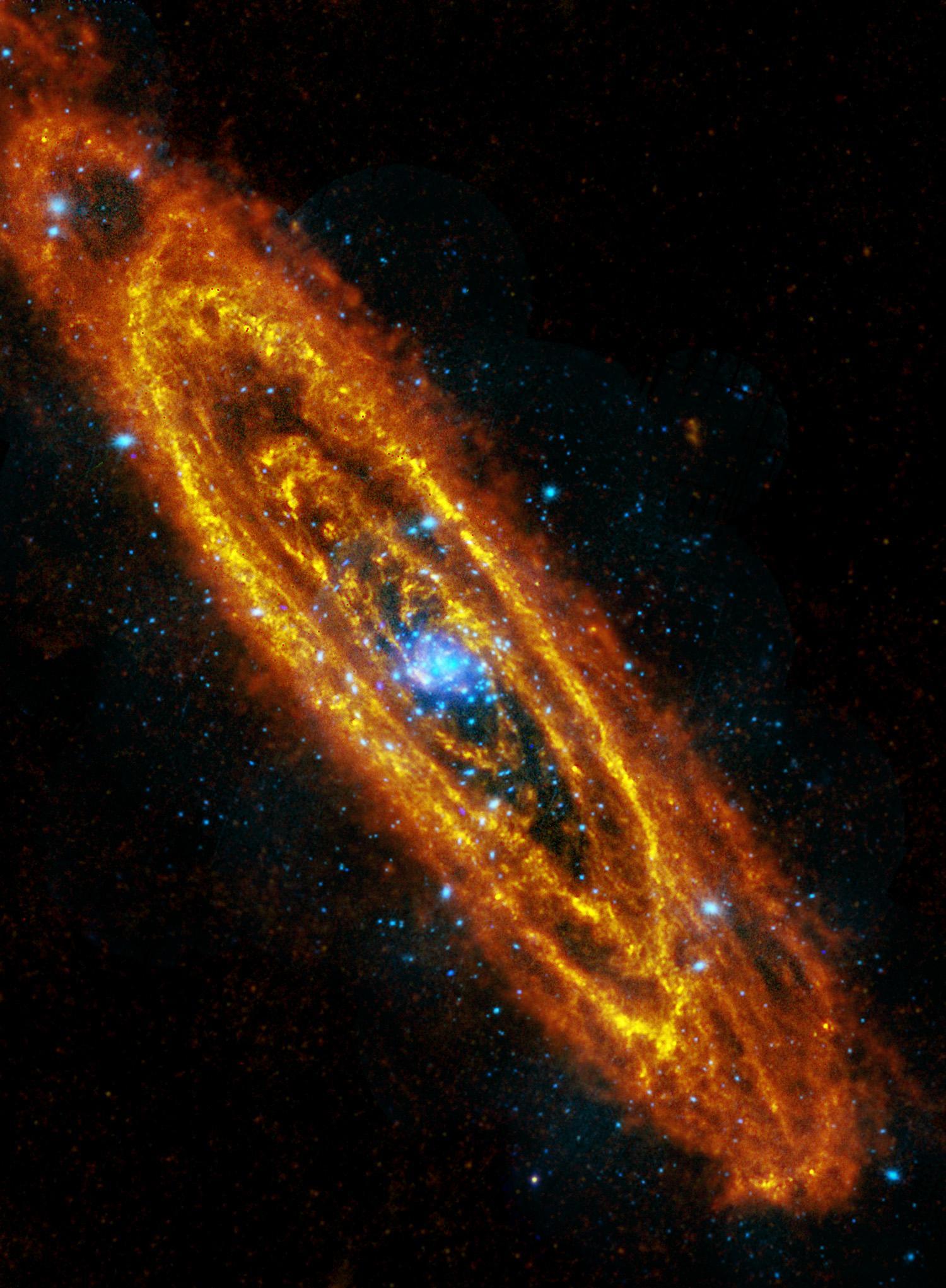 La galaxia Andrómeda con una nueva luz La galaxia Andrómeda con una nueva luz