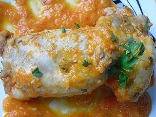 CONTRAMUSLOS DE POLLO RELLENOS CONTRAMUSLOS DE POLLO RELLENOS