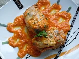 CONTRAMUSLOS DE POLLO RELLENOS CONTRAMUSLOS DE POLLO RELLENOS