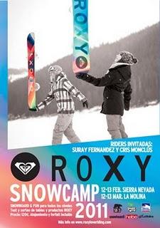 Roxy snowcamps en la molina y sierra nevada