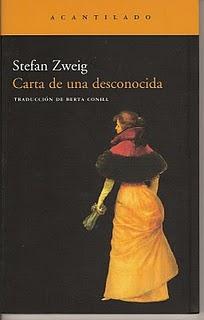 Semana Stefan Zweig: 'Carta de una desconocida'