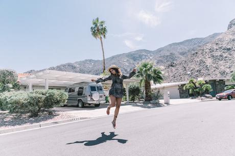 Elvis Honeymoon Hideway Boho_Dress-Lace_Up_Dress-Lack_of_Color-Revolve_Clothing-Straw_Hat-Soludos_Espadrilles-Palm_Springs-Outfit-Collage_Vintage-52