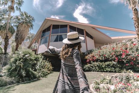 Elvis Honeymoon Hideway Boho_Dress-Lace_Up_Dress-Lack_of_Color-Revolve_Clothing-Straw_Hat-Soludos_Espadrilles-Palm_Springs-Outfit-Collage_Vintage-36