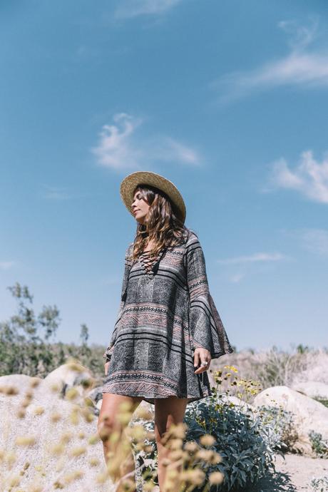 Elvis Honeymoon Hideway Boho_Dress-Lace_Up_Dress-Lack_of_Color-Revolve_Clothing-Straw_Hat-Soludos_Espadrilles-Palm_Springs-Outfit-Collage_Vintage-42