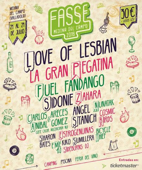 El FASSE de Medina del Campo suma a Love of Lesbian y Fuel Fandango entre otros 13102681_1224751114236008_5748410358348212472_n