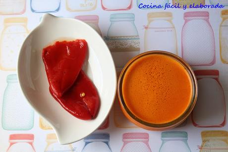 SALSA DE PIMIENTOS DEL PIQUILLO, DOS INGREDIENTES SALSA DE PIMIENTOS DEL PIQUILLO, DOS INGREDIENTES