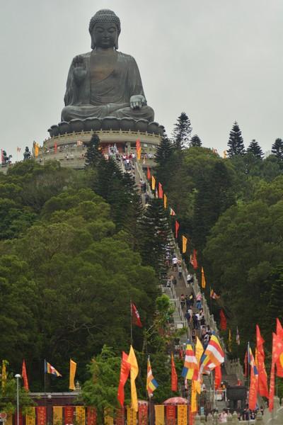 Isla de Lantau y Buda gigante del monasterio Po Lin