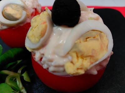 Tomates rellenos de arroz Tomates rellenos de arroz