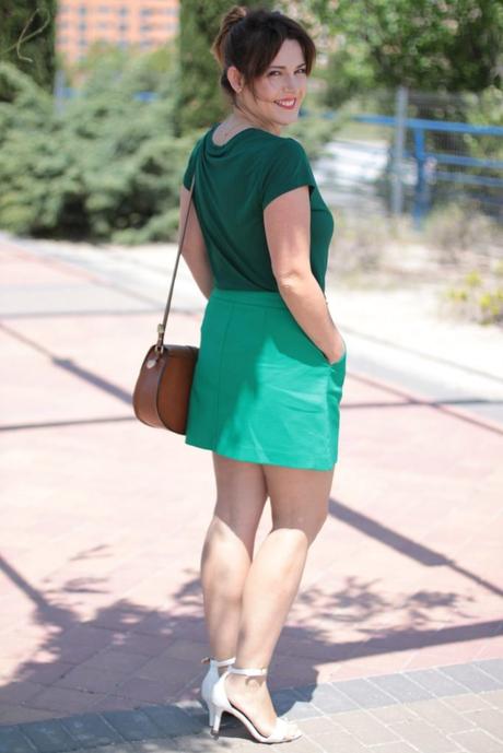 minifalda verde