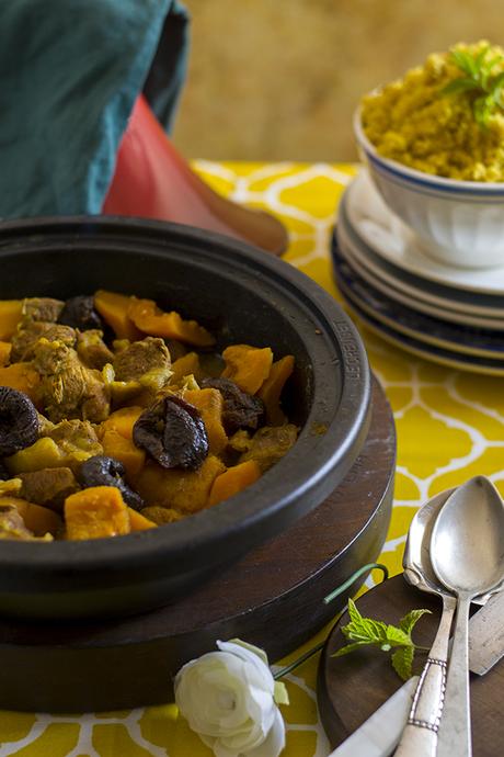 TAJINE DE CORDERO Y CALABAZA TAJINE DE CORDERO Y CALABAZA