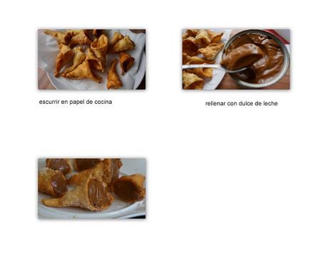 Coscorrones con dulce de leche Coscorrones con dulce de leche