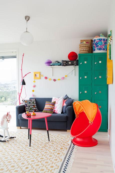 Color y creatividad en una casa de familia numerosa
