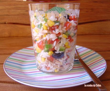 Ensalada de arroz con atún Ensalada de arroz con atún