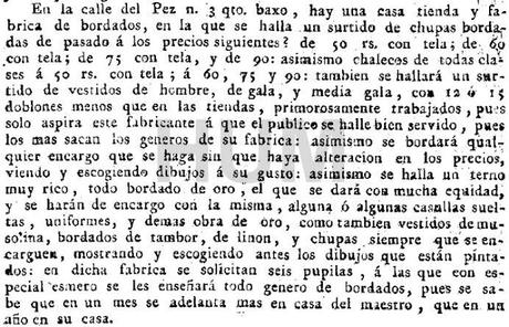 Memoria de Pez. Parte II: Comercios antiguos y peces gordos (Siglo XVIII)