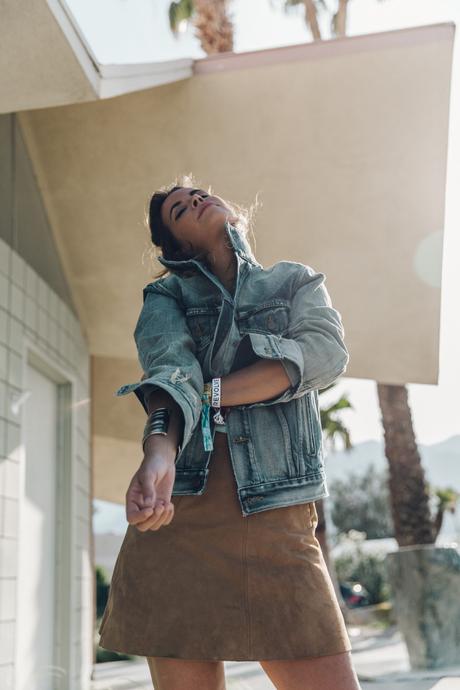 Suede & Denim Denim_Jacket-Saint_Laurent-Chloe_Top-Suede_Skirt-Chloe_Hudson_Bag-Espadrilles-Coachella-Palm_Springs-Outfit-Collage_Vintage-54