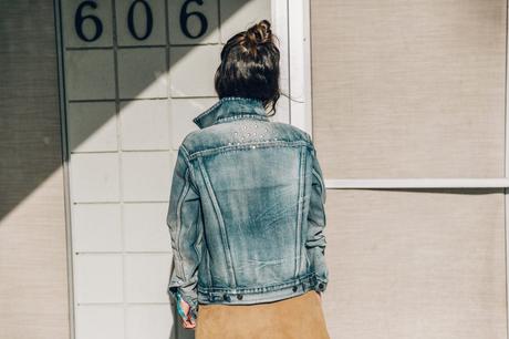 Suede & Denim Denim_Jacket-Saint_Laurent-Chloe_Top-Suede_Skirt-Chloe_Hudson_Bag-Espadrilles-Coachella-Palm_Springs-Outfit-Collage_Vintage-27