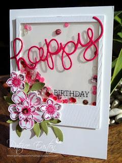 Tarjetas con flores de protagonistas - Handmade Greeting Cards.