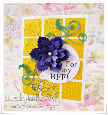 Tarjetas con flores de protagonistas - Handmade Greeting Cards.