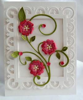 Tarjetas con flores de protagonistas - Handmade Greeting Cards.