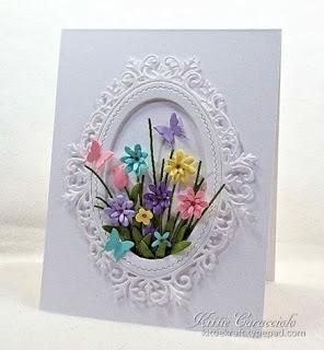 Tarjetas con flores de protagonistas - Handmade Greeting Cards.