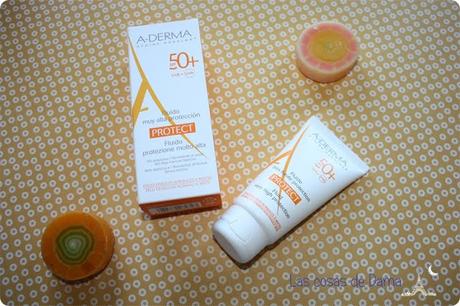 A-Derma Protect Fluido SPF 50+ Pieles frágiles normales a mixtas A-DERMA PROTECT protección solar