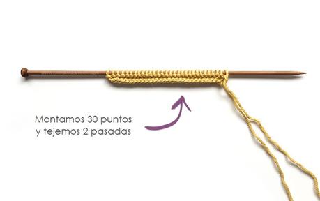 Pelele a dos agujas de bebé – Patrón y tutorial DIY de punto Como hacer un pelele a dos agujas de bebé tejido a punto musgo -Tutorial DIY paso a paso y patrón gratis