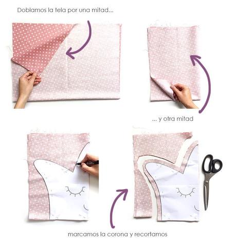 Cojines decorativos DIY – Corona y nube Cojines decorativos DIY - Corona y nube -Tutorial y patrón gratis
