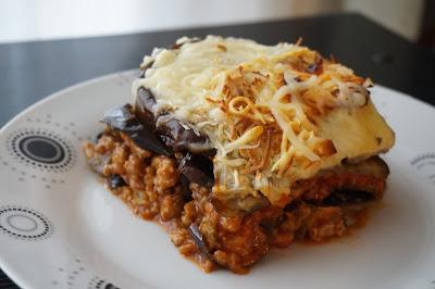 Lasaña de berenjenas o Mousaka Lasaña de berenjenas o Mousaka