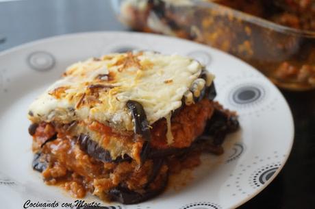 Lasaña de berenjenas o Mousaka Lasaña de berenjenas o Mousaka