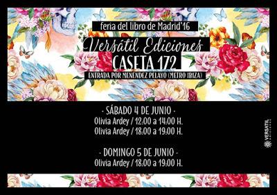 4 y 5 de junio, os espero en la Feria del Libro de Madrid 4 y 5 de junio, os espero en la Feria del Libro de Madrid