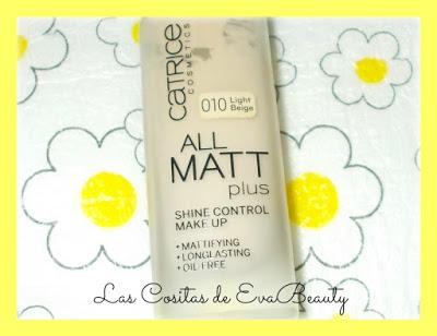 Review Base de maquillaje All Matt Plus Shine Control de Catrice