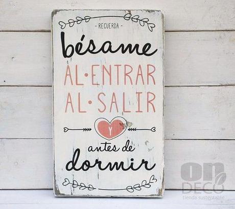 Cartel vintage | Besame - comprar online: 