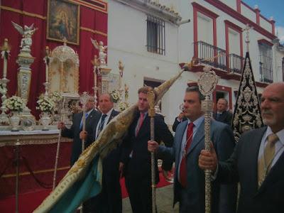 Participación en la procesión del Corpus Christi