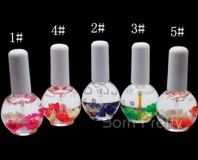 Aceite para cutículas con flores secas de Born Pretty Store Aceite para cutículas con flores secas de Born Pretty Store