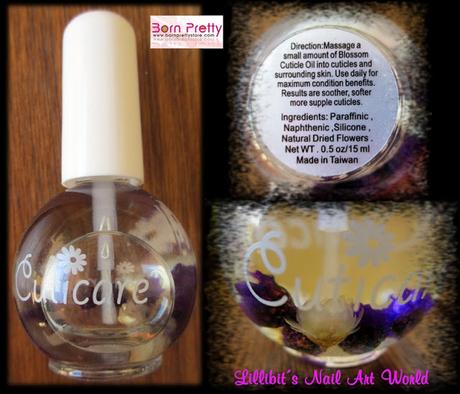 Aceite para cutículas con flores secas de Born Pretty Store Aceite para cutículas con flores secas de Born Pretty Store